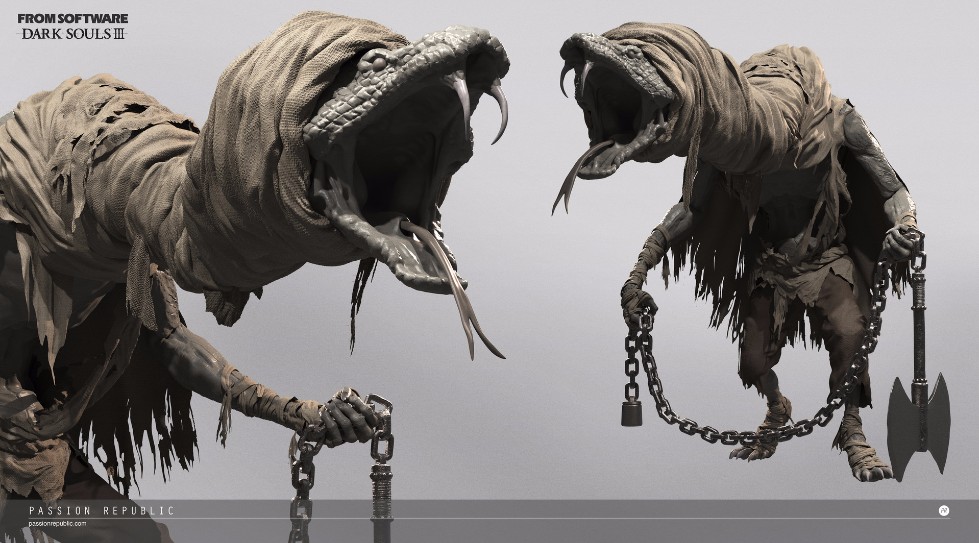 [다크 소울 3] 모델링 컨셉 샘플들 공개 콘솔 정보 게시판 루리웹