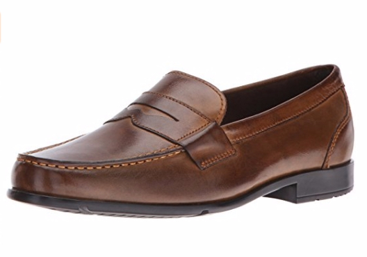 Amazon.com - Rockport Men's Classic Lite Penny Loafer, Dark Brown, 8.5 M (D) - Loafers & Slip-Ons.gif