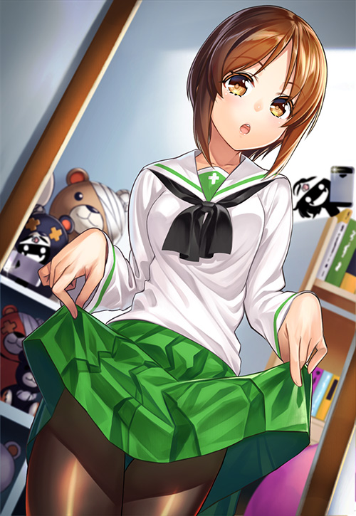 スカート たくしage25枚目 [無断転載禁止]©bbspink.com	->画像>1554枚 