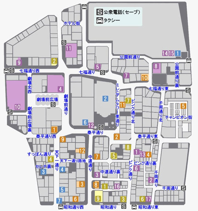 카무로쵸 지도 | 용과 같이: 오브 더 엔드