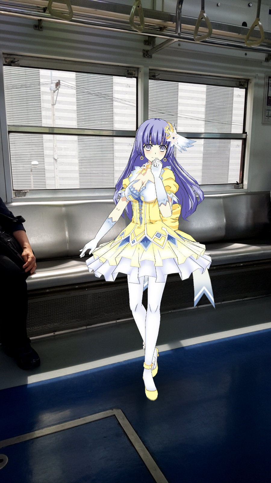 지하철안에 미쿠.요시노.쿠루미 소환했어요_2.png