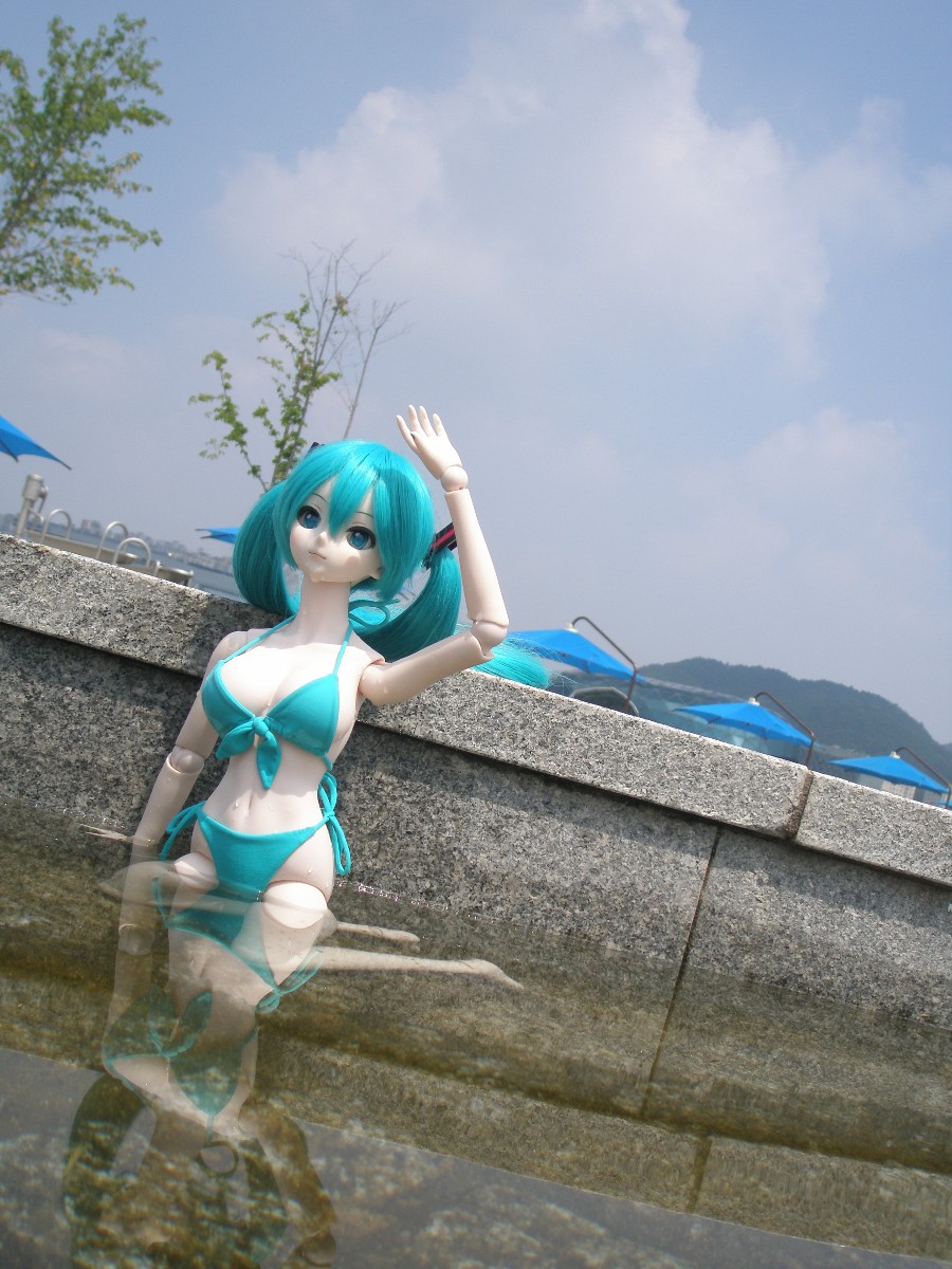 무더운 여름의 수영복 출사 미쿠 1일차_5.jpg