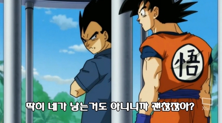 [드래곤볼 슈퍼] 네가 낳는거도 아니니 같이 싸우자!_5.jpg