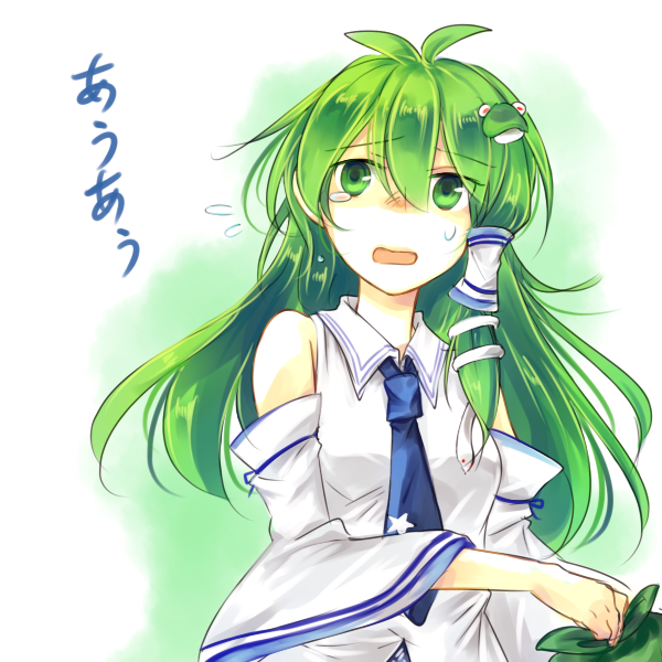 kochiya sanae (touhou) drawn by kutsuki kai - 442a83acac72d7ef23000112881a29f0.png