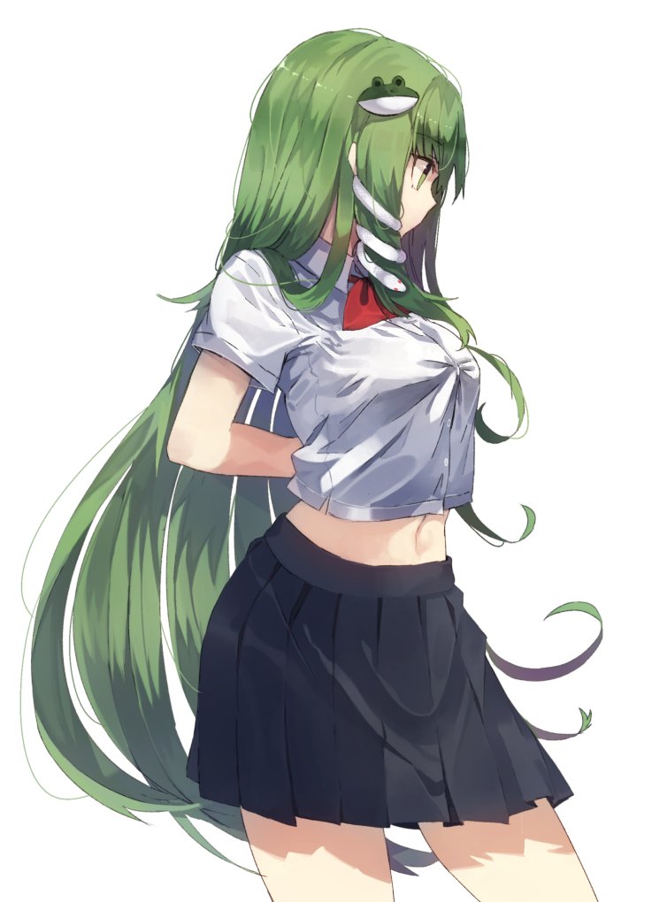 kochiya sanae (touhou) drawn by bei mochi - 50d8d2ed7e49995595190dc57876702a.jpg