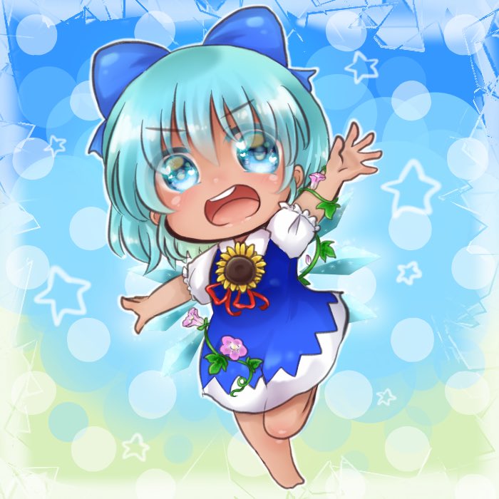 cirno (hidden star in four seasons and touhou) drawn by sacchan happy - 9fe4412cf31bcdccc0b0cbc86ebd4262.jpg