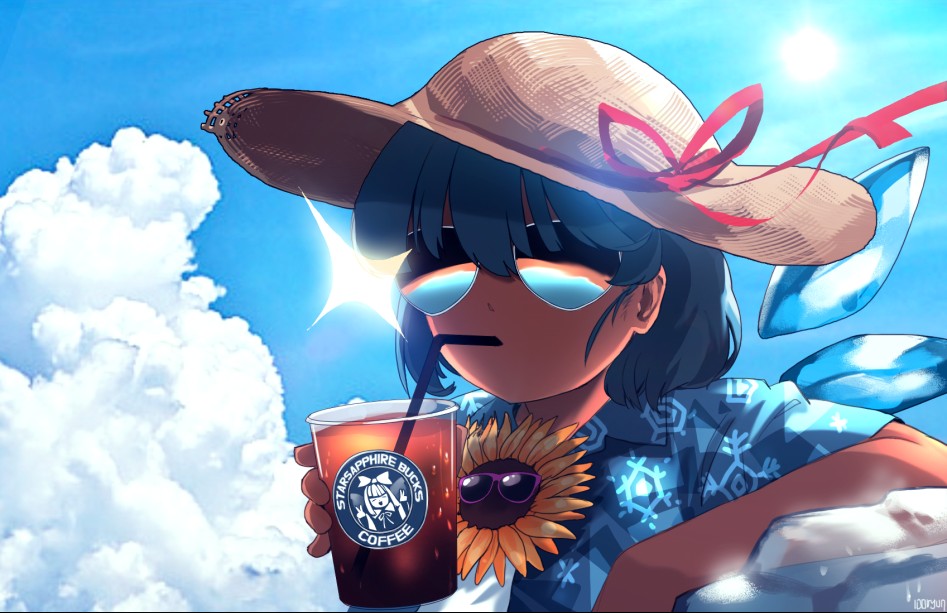 cirno and star sapphire (hidden star in four seasons, starbucks, and touhou) drawn by hijiwryyyyy - d9606583535d0f58101f08d924147bfd.png