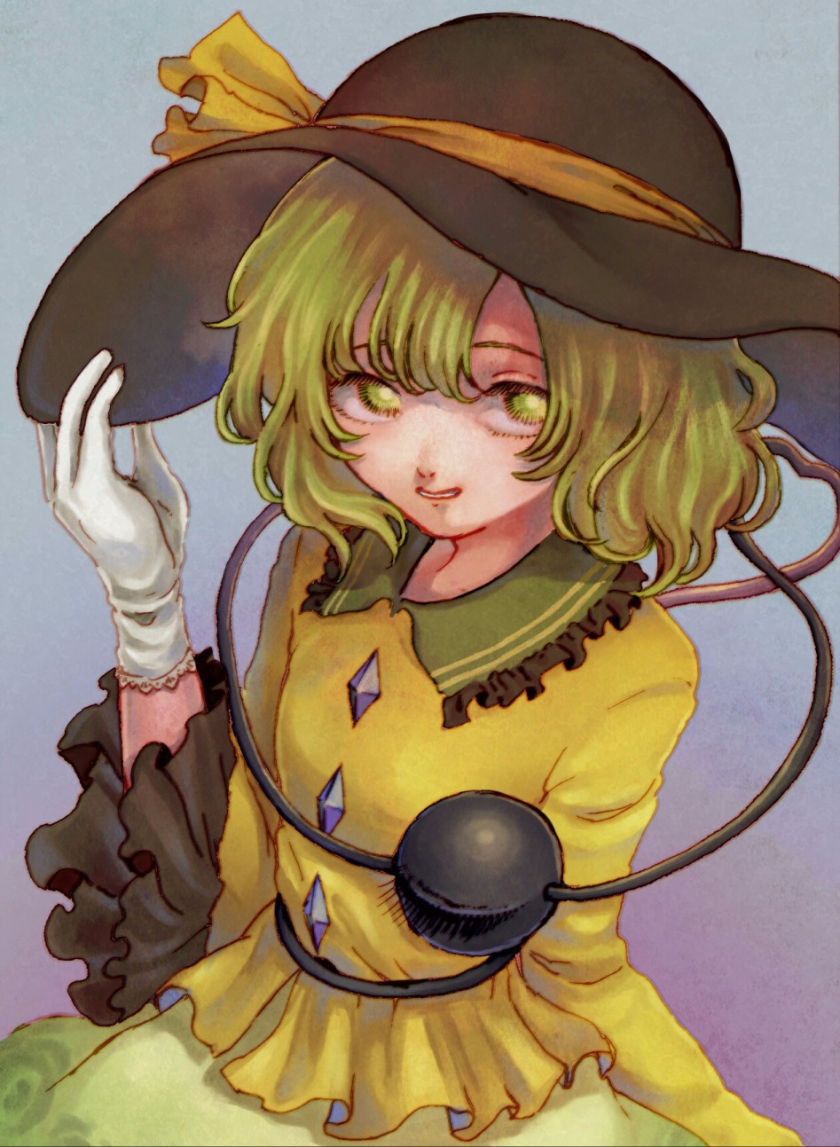 komeiji koishi (touhou) drawn by zero nana - 9b92ce06fb839f1cae4b9add46073128.jpg