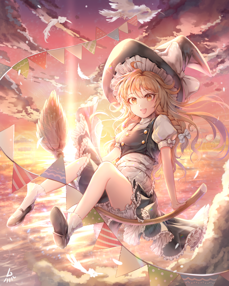 kirisame marisa (touhou) drawn by ozzingo - a15679fba841f4052eae65f67d448674.png