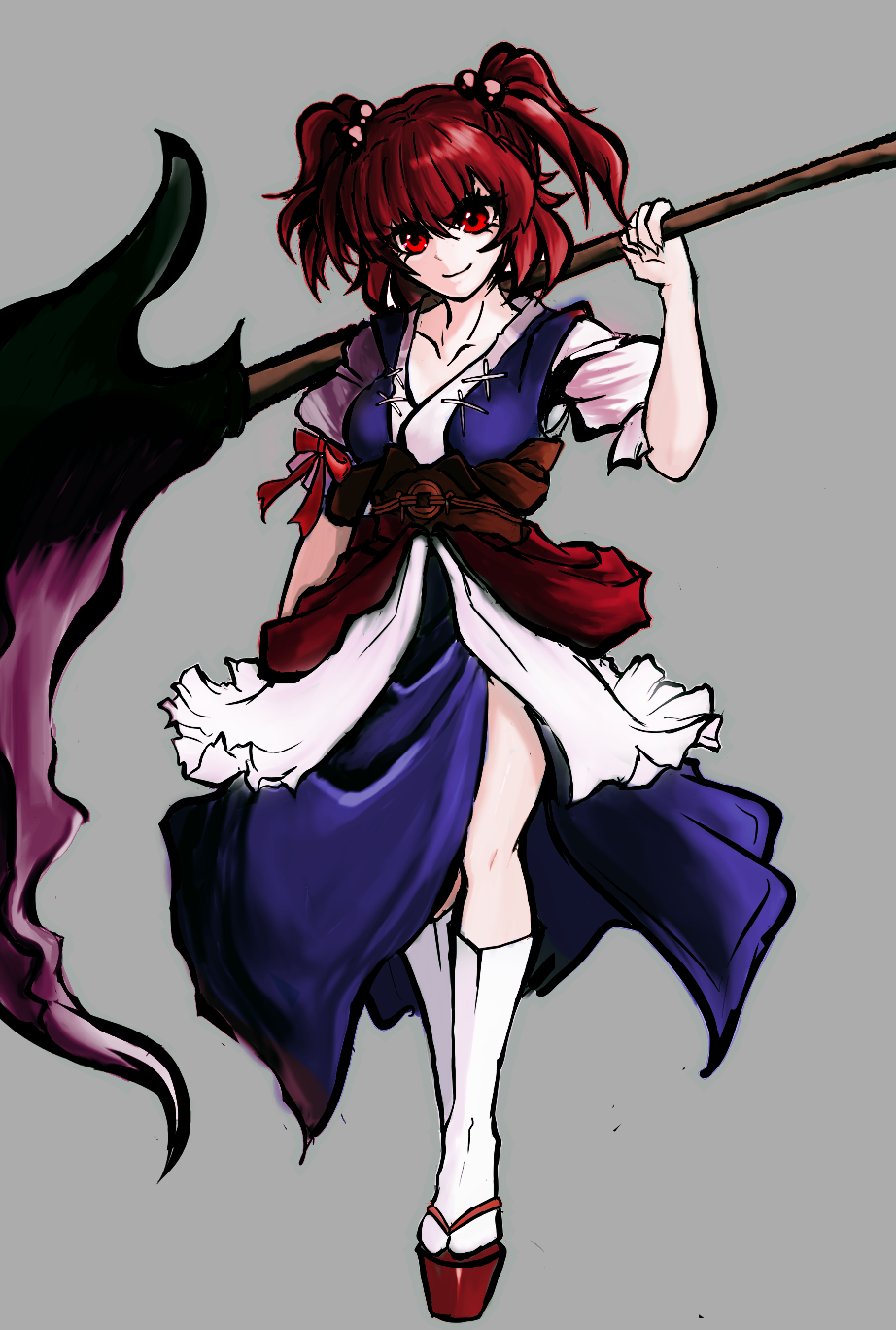 onozuka komachi (touhou) drawn by zauberkugel635 - e743909e3b6245b7d7af00fd361278ba.png