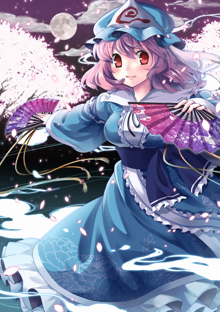 saigyouji yuyuko (touhou) drawn by kapuchii - a61ef7cc35ea0bc2f86ce3c8f3613ca7.jpg