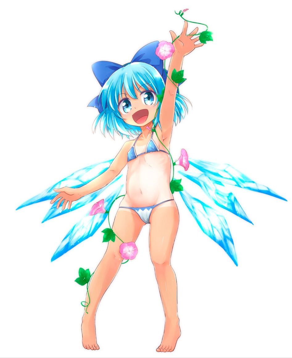 cirno and tanned cirno (hidden star in four seasons and touhou) drawn by nibi - a390833a842ba8a8ebdb694b81d09eae.jpg