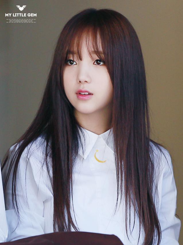 러블리즈 케이 앞머리 없을때 vs 있을때