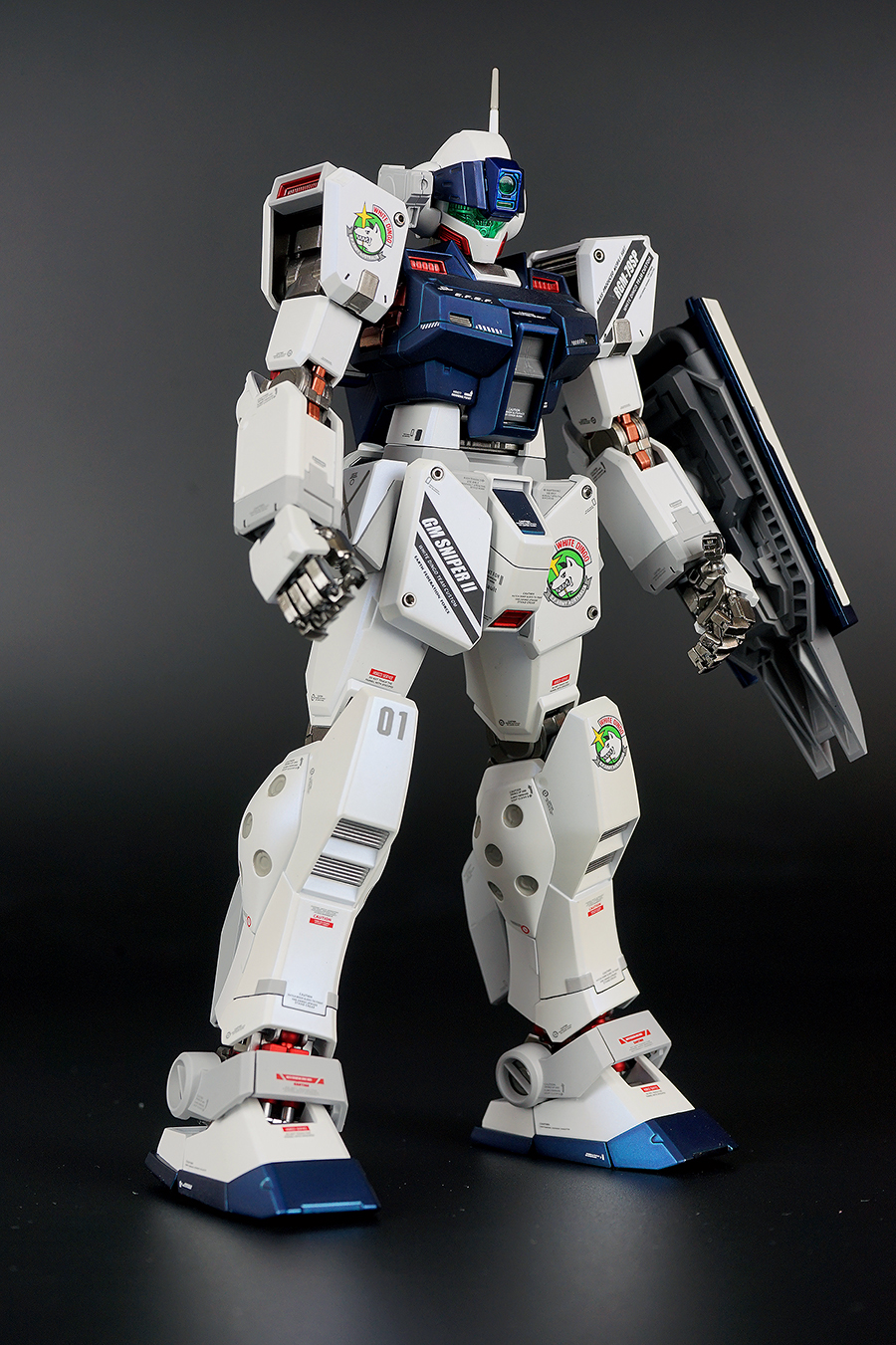MG짐스나이퍼2 화이트딩고 GM SNIPERII WHITE DINGO 도색완성