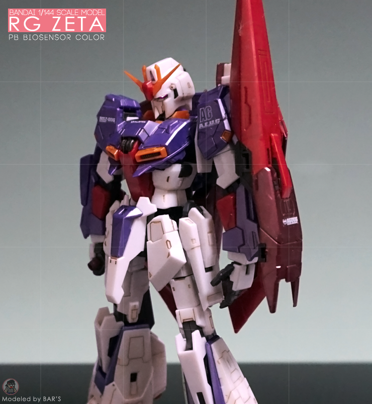 RG 클럽G 제타건담 바이오센서 이미지 컬러 가조립