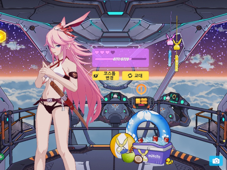 붕괴3] 사쿠라 수영복 드디어 먹었다!_1.png