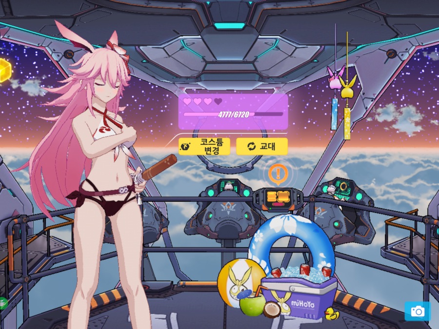 붕괴3] 사쿠라 수영복 드디어 먹었다!_2.png