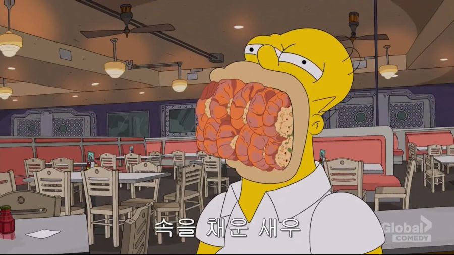 [심슨가족] 호머가 한 에피소드동안 먹은음식들_37.jpg