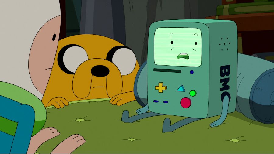 S5e28_BMO_lying_to_Finn_and_Jake.png