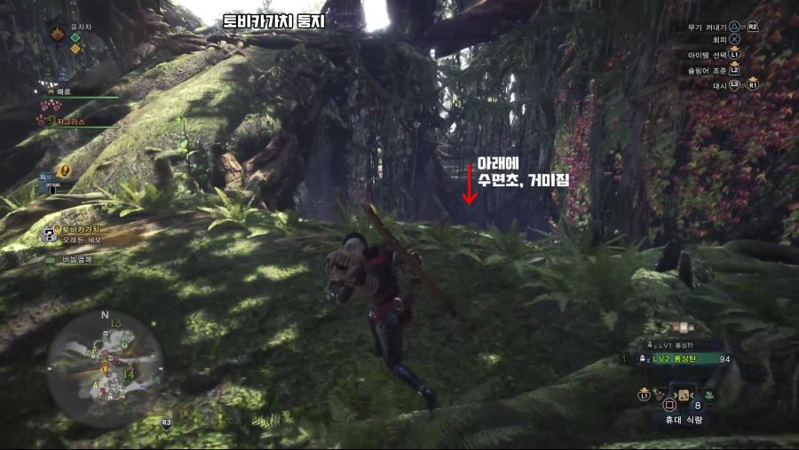 초반에 포획재료 모으기 (고대수의 숲, 개미뚝 황야)_4.jpg