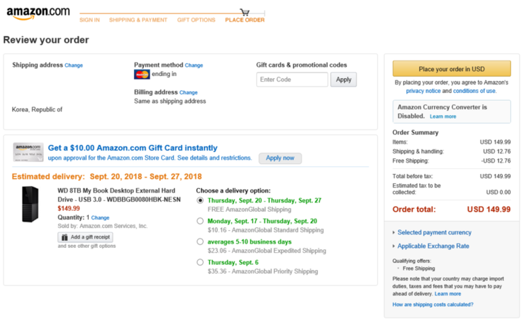 종료[Amazon] WD 8TB My Book $149.99_1.png