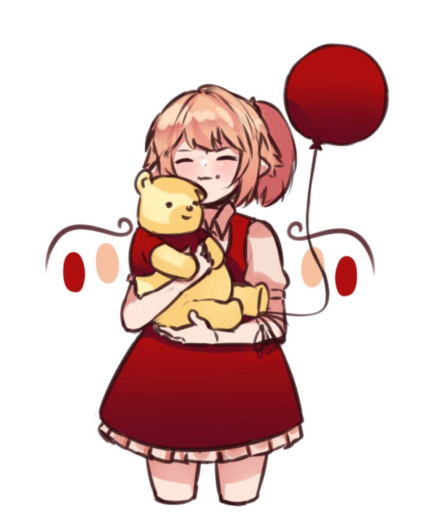 __flandre_scarlet_and_pooh_touhou_and_winnie_the_pooh_drawn_by_yoruny__7d538758e80d6b6834b5f100d184810b.jpg