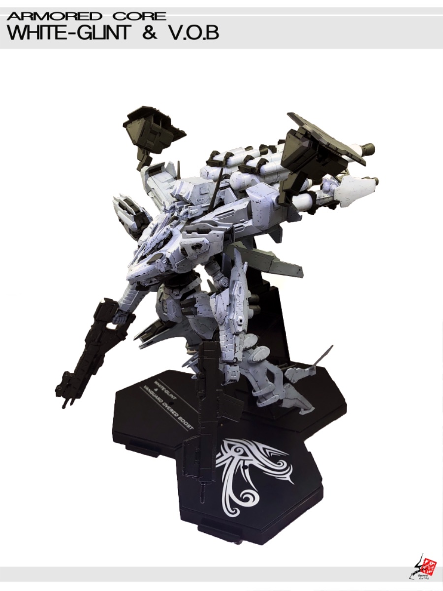 아머드코어 화이트 글린트(White Glint) V.O.B 도색 및 웨더링_6.jpeg