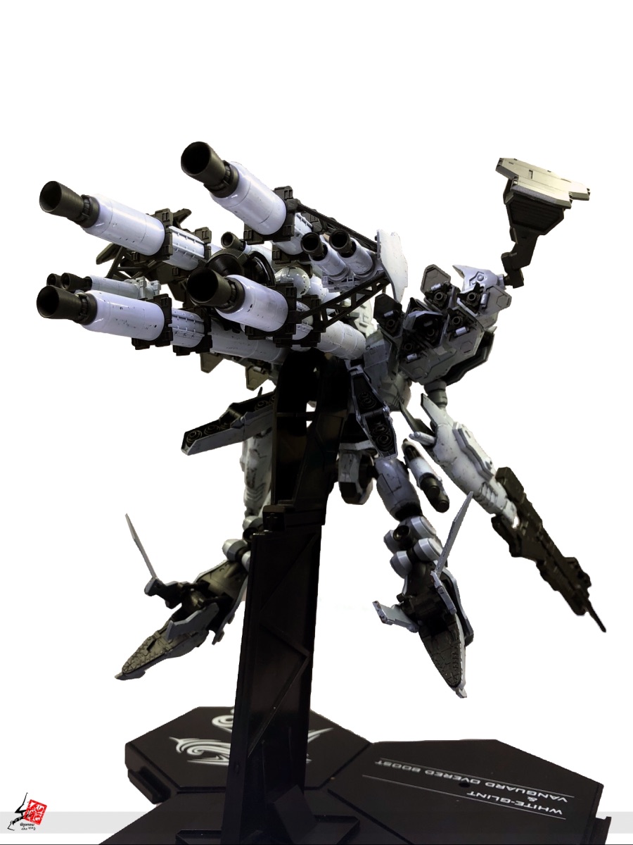 아머드코어 화이트 글린트(White Glint) V.O.B 도색 및 웨더링_11.jpeg