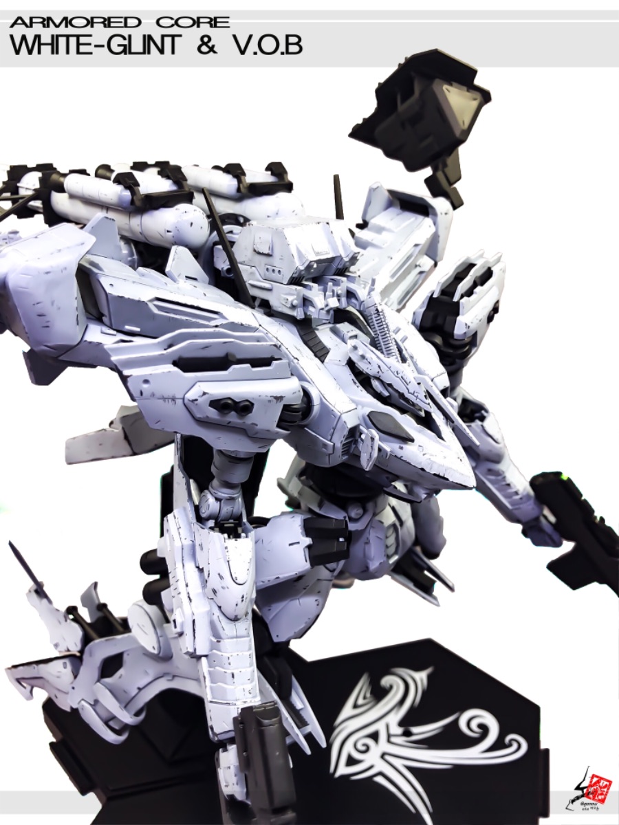 아머드코어 화이트 글린트(White Glint) V.O.B 도색 및 웨더링_18.jpeg