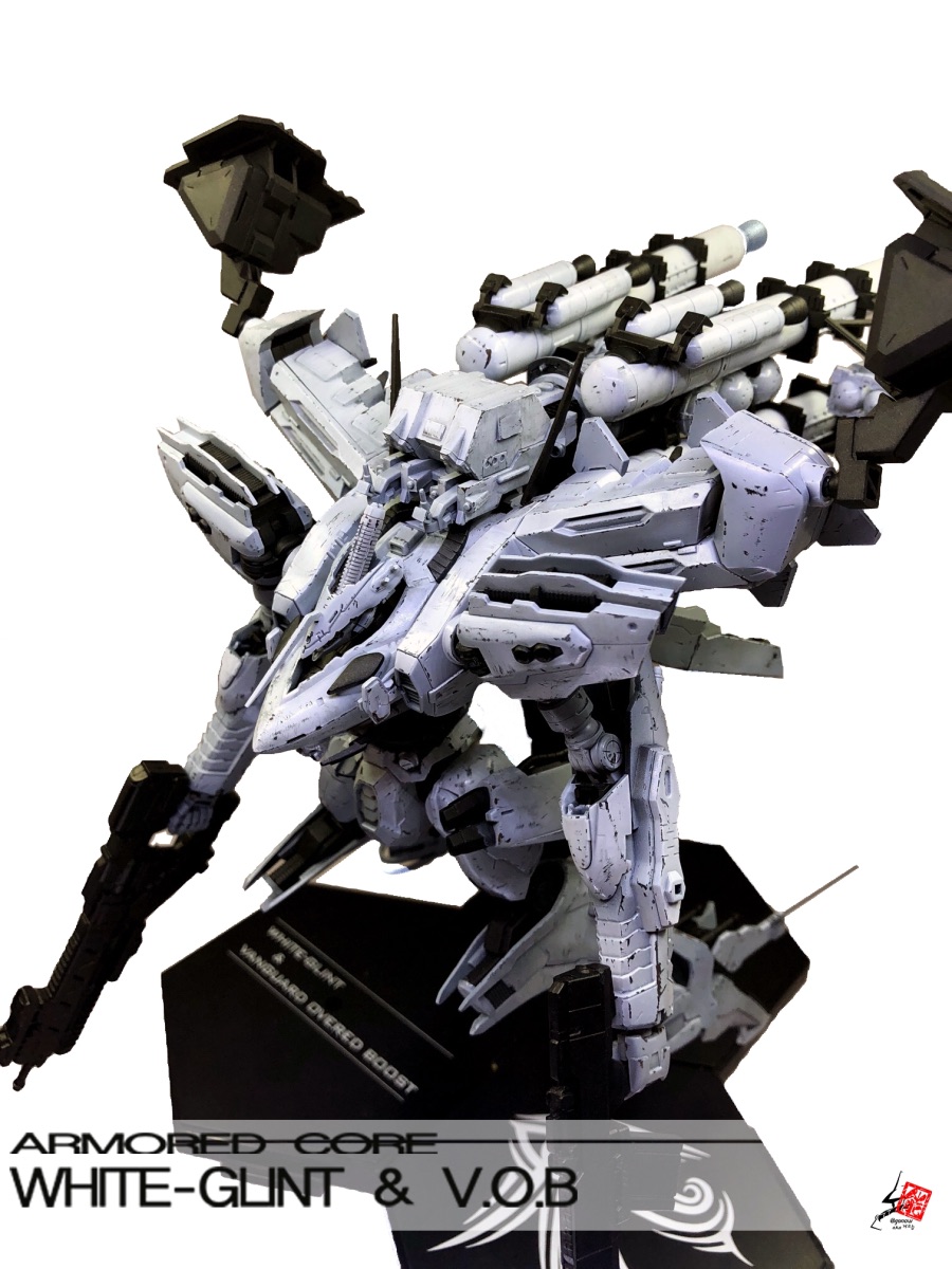 아머드코어 화이트 글린트(White Glint) V.O.B 도색 및 웨더링_20.jpeg