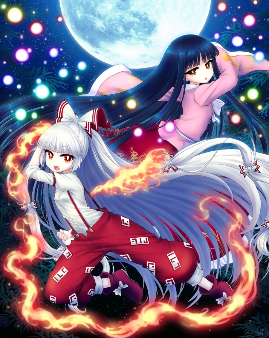 __fujiwara_no_mokou_and_houraisan_kaguya_touhou_drawn_by_miruki__c5f8c0896859a601c8a74dc8ce364c88.jpg