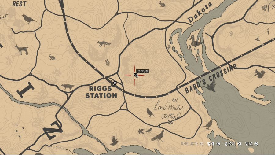 레 데리 2 덫 사냥꾼 지도
