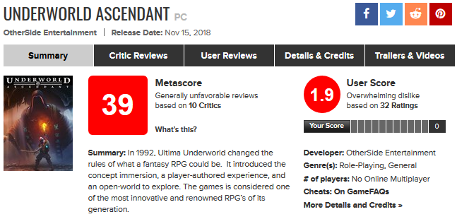 울티마 언더월드의 후계자, 언더월드 어센던트 리뷰_1.png