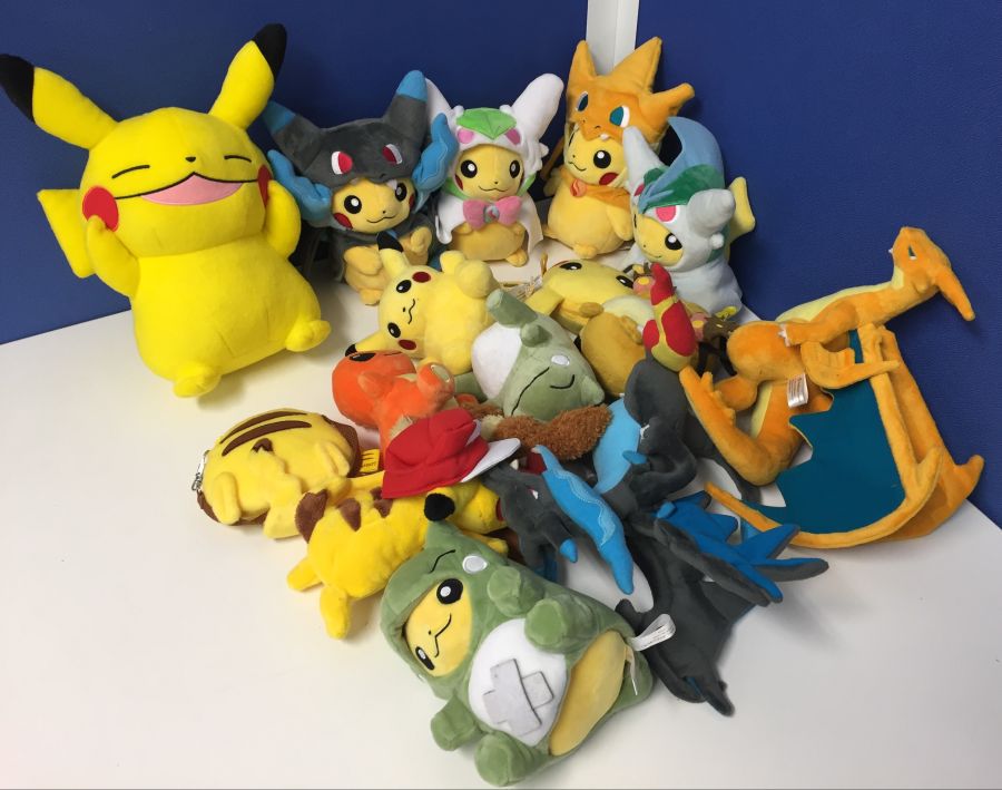 42083 ポケットモンスタ ぬいぐるみセット ポケモンセンタ ピカチュウ ポンチョ メガ リザドン デデンネ イブイ等.JPG