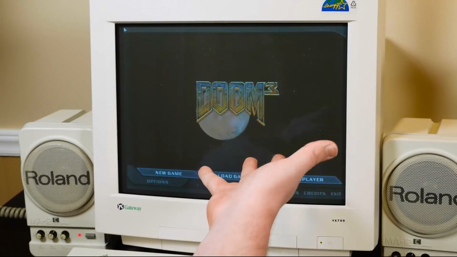 Ever wondered if Doom 3 will run on Windows 98 with a 12MB 3dfx Voodoo 2 graphics card No Well too bad, we're doing this anyway._20190416_163828.440.jpg