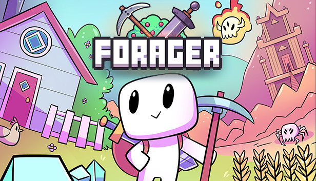 [Steam] 도트감성, 인디게임 Forager 매우 긍정적 (한국어 지원)_1.jpg