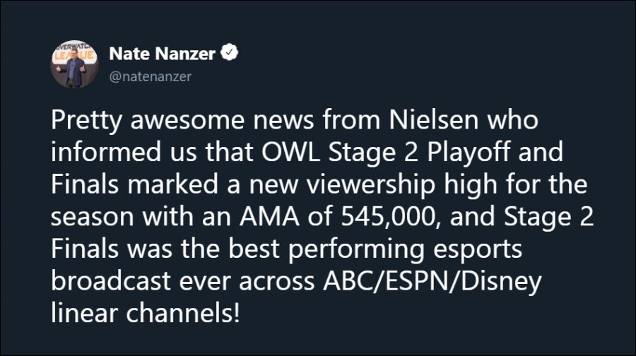 고공행진! 2019 오버워치 리그 스테이지2 결승전 시청률 54만 대기록_2.png