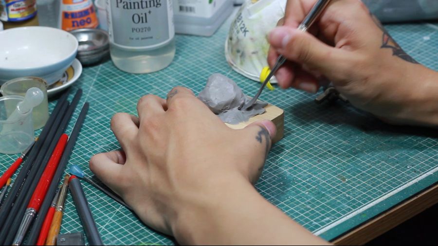 조형작가의 청개구리 피규어 만들기 과정!_1.jpg