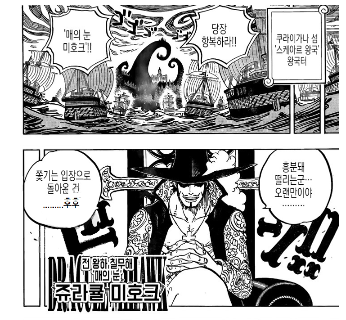 [원피스] 미호크=썩은물 설때문에 짤들이 다 이상해보이자나_7.png