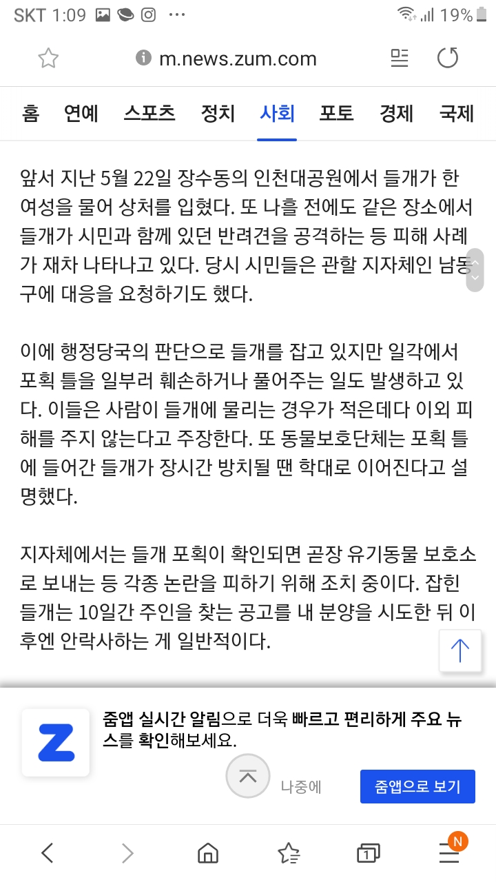 학대다 vs 아니다라고 논란된 포획_2.jpg