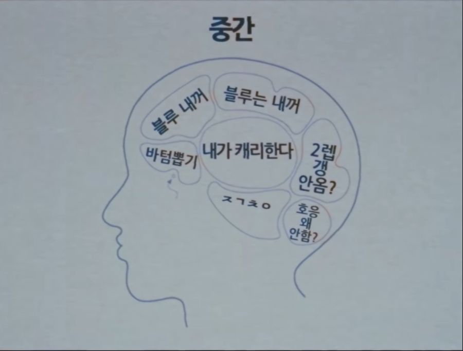 롤라인별 뇌구조
