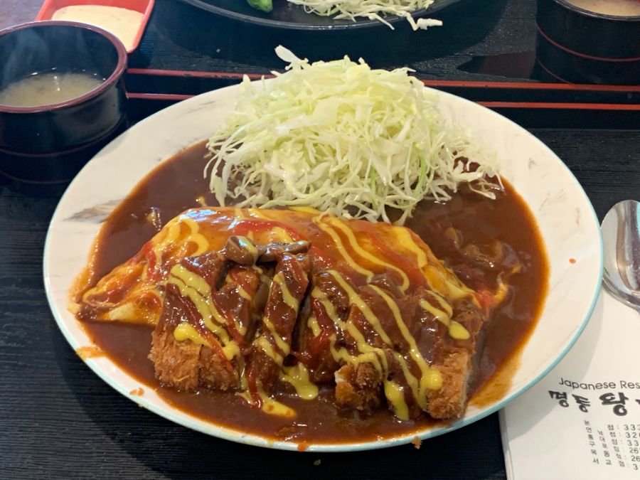 홍대에서 돈까스 먹었습니다 서울 동교동 명동왕돈까스