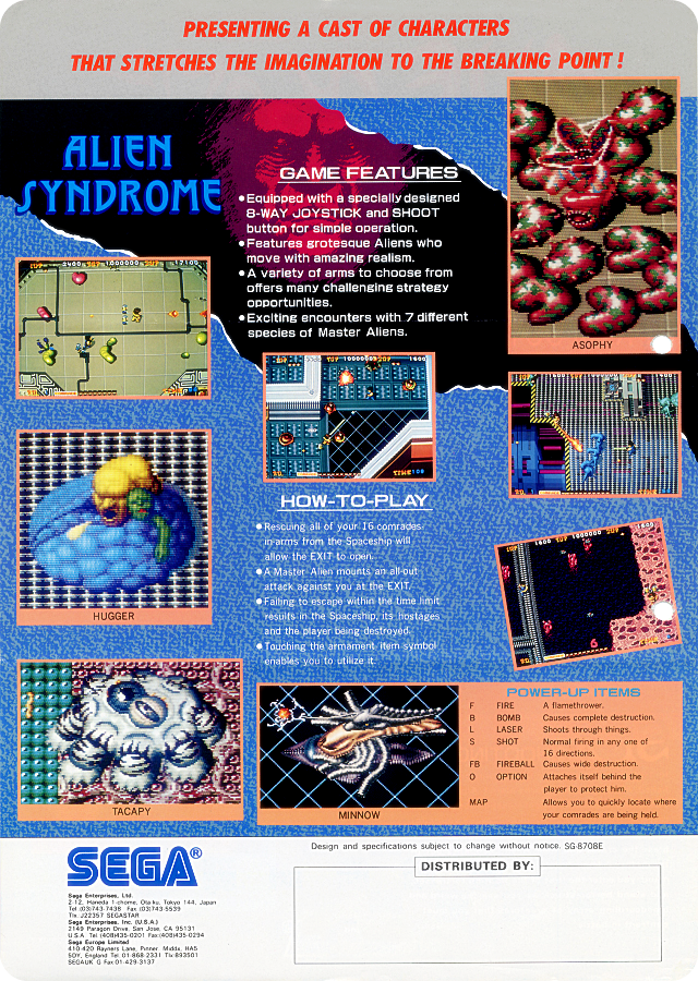 Laptick2_세가 에일리언 신드롬 SEGA ALIEN SYNDROME - Flyer(B).png