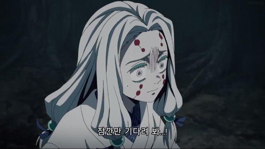 귀멸의 칼날 거미 일가 중에서 루이한테 갈굼받느라 불쌍했던 누나 오니