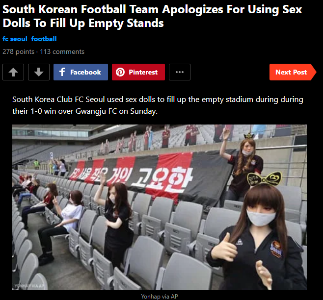 FC서울 리얼돌 관중 사건, 외국 반응 ㄷㄷ_1.png