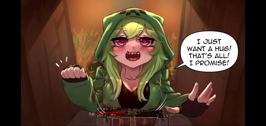 모에화된 크리퍼가 우리집을 찾아왔다.manga_5.jpg
