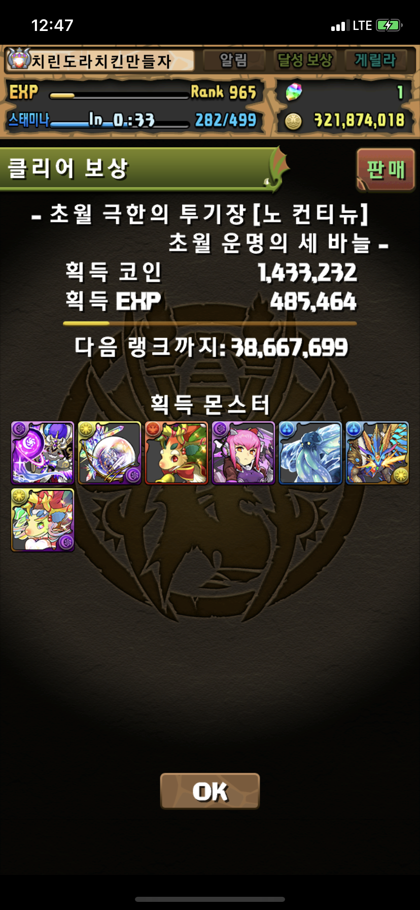 사방신 귀걸이 수집 완료