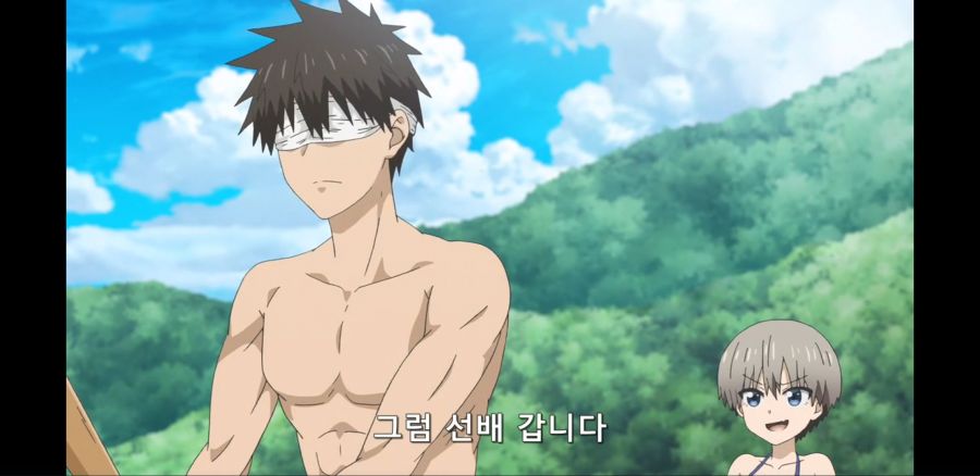 [우자키 양은 놀고 싶어!] 수박깨기를 할때 주의사항 | 애니메이션 갤러리 | 루리웹