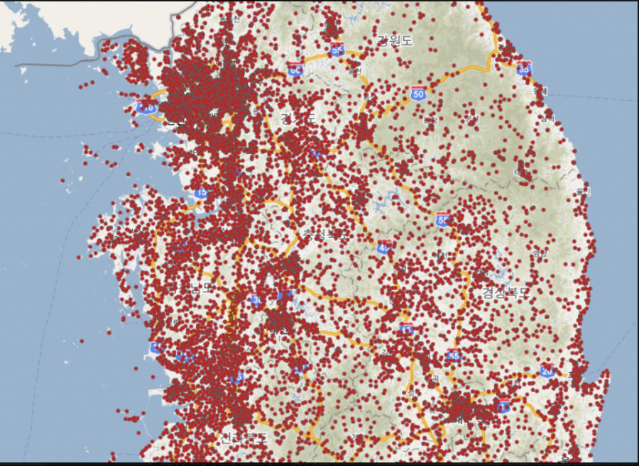 이쯤에서 보는 현재 우리나라 교회 분포도_2.png