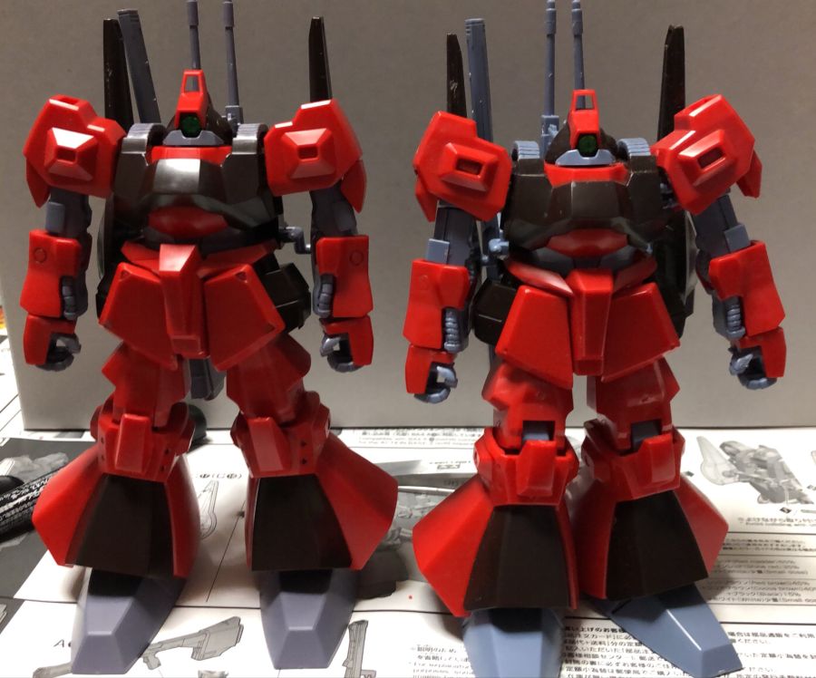 HGUC 1/144 릭 디아스 크와트로기 가조립 + 비교 사진_5.jpg